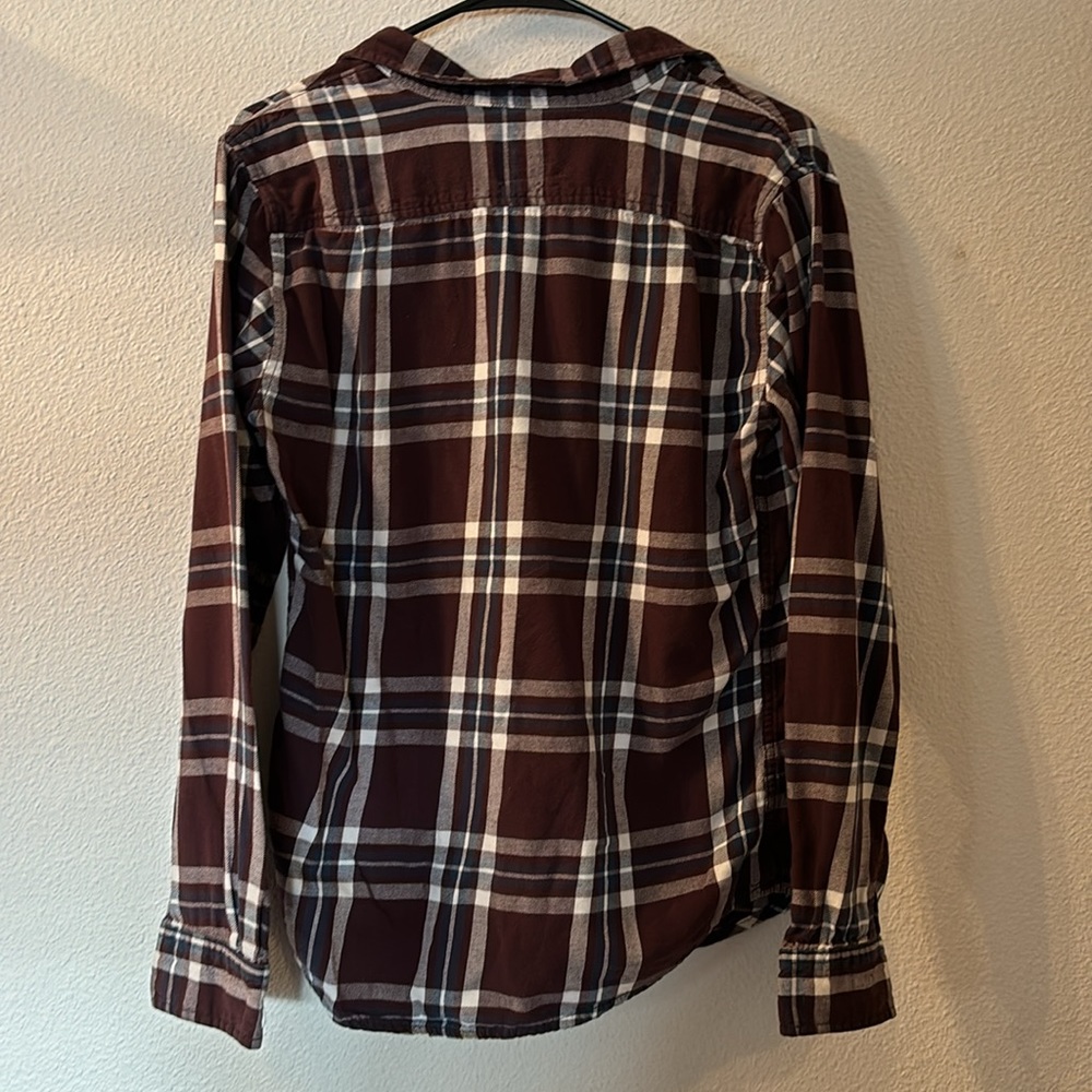Quicksilver Button Down Flannel Size Small - image 5